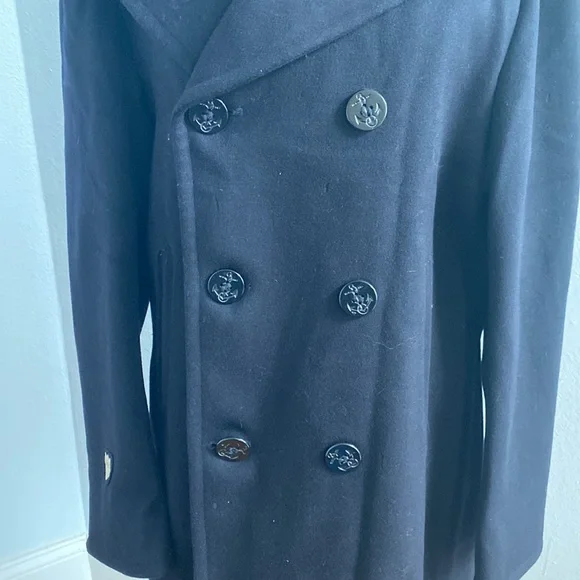 Kersey Men's Wool Pea‎ Coat Size 38 L